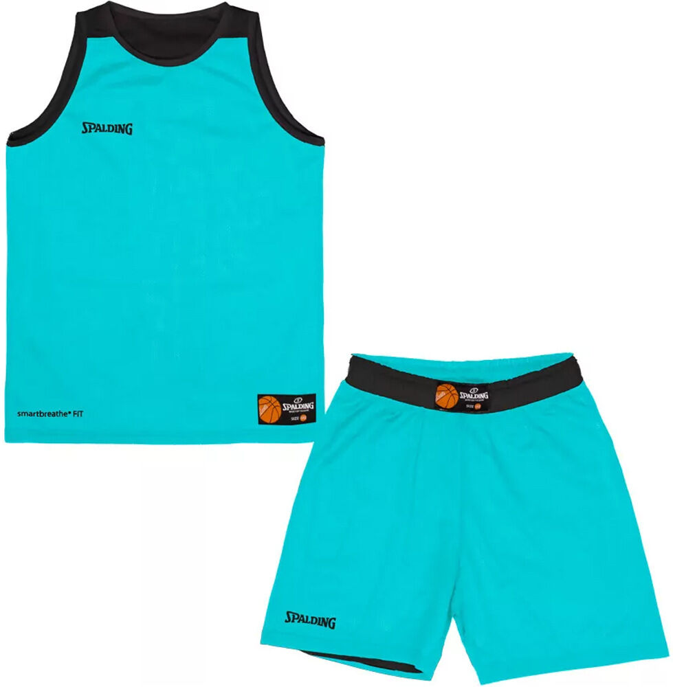 Spalding double face set camiseta baloncesto niños Azul (128)