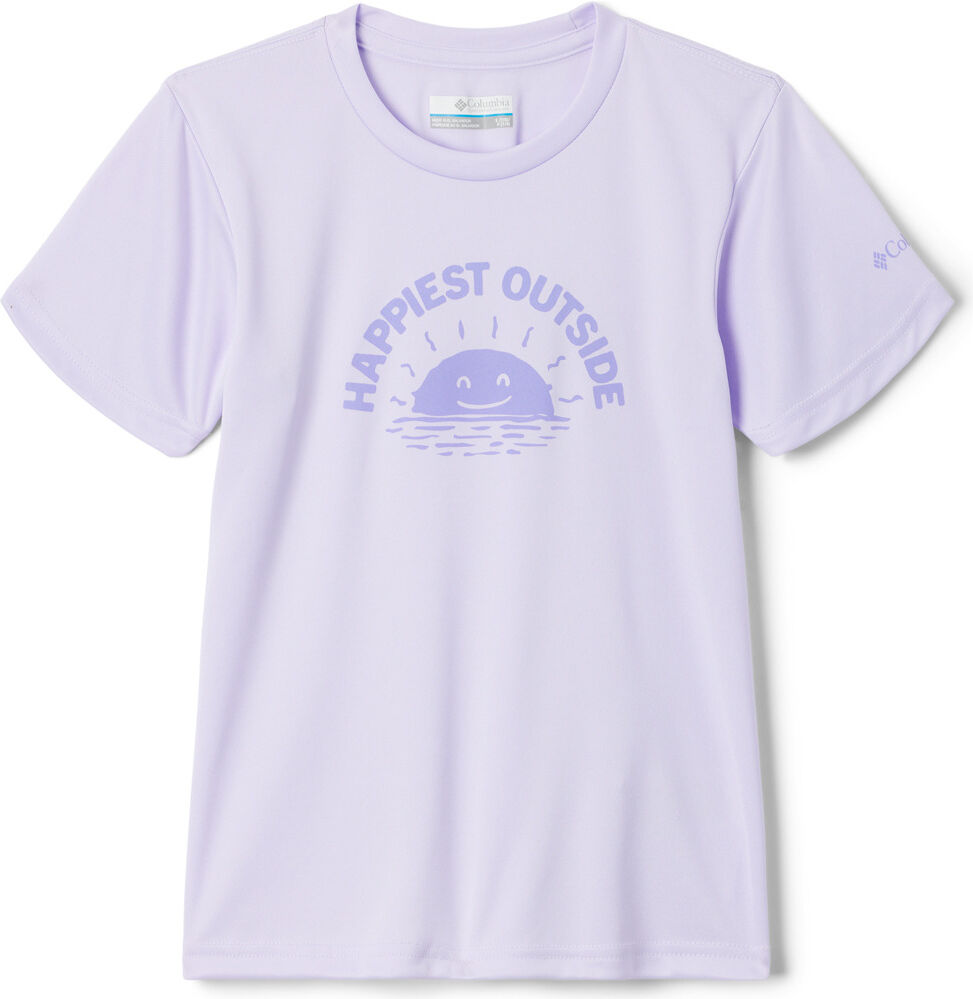 Columbia fork stream camiseta montaña manga corta niño Morado (XXS)