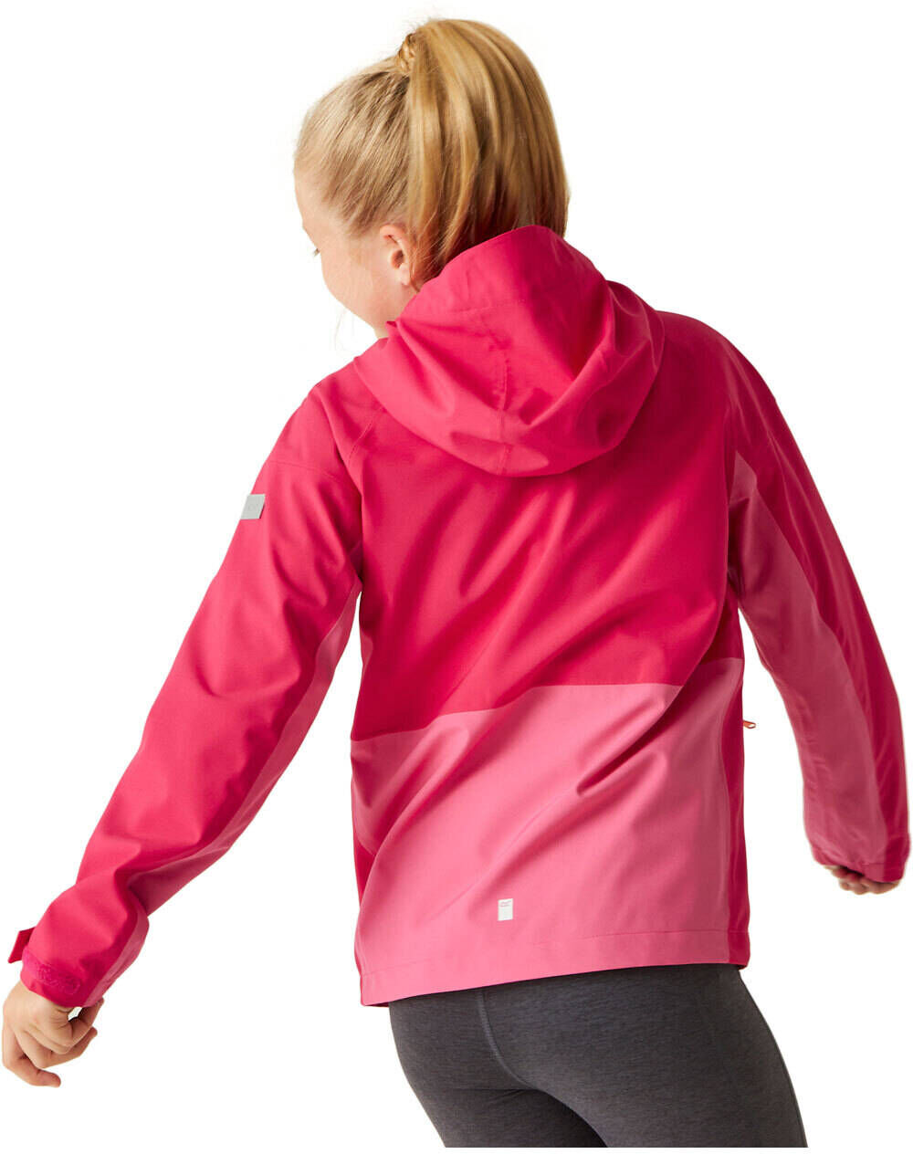 Regatta highton chaqueta impermeable niño Rosa (7-8)