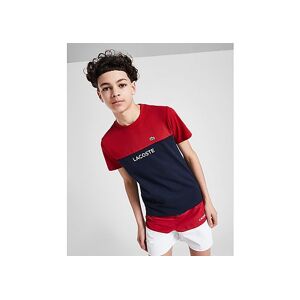Lacoste Colour Block T-Shirt Junior - Mens, Navy  - Navy - Size: 10Y