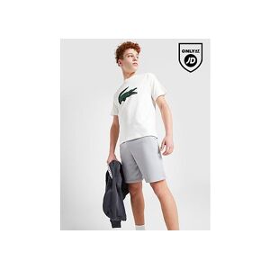 Lacoste Poly Logo Shorts Junior - Mens, Grey  - Grey - Size: 16Y