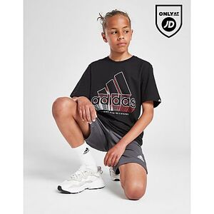 adidas Badge of Sport Fade Graphic T-Shirt Junior - Mens, Black  - Black - Size: 13-14Y