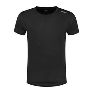 Rogelli Kid's Promo T-shirt Running Short Sleeve T-Shirt Black, Size 128 140