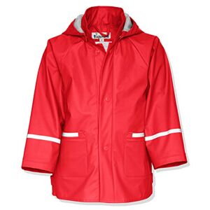 Playshoes Unisex Children's Rain Jacket, Windproof and Waterproof Raincoat, Rain Wear, red