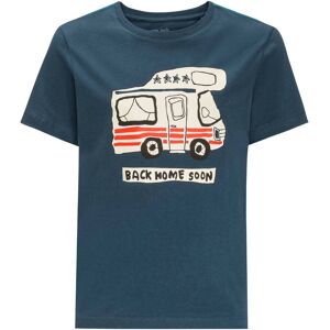 Jack Wolfskin Boy's Wolf & Van Tee - Phantom - 176