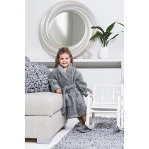 Luin Living Kids Bathrobe for 3-12 years Granite - 150