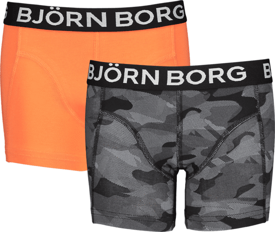 Björn Borg So 2p Bb Boxer Jr Alusvaatteet SHADELINE/ORANGE  - Size: 170-176