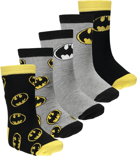 Warner So 5p Socks Jr Alusvaatteet BATMAN  - Size: 25-27