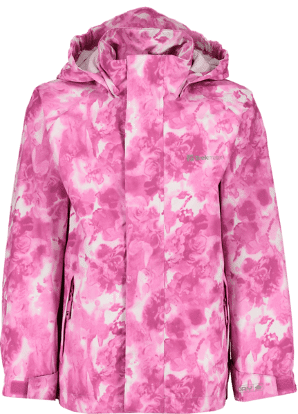 Trekmates So Dry Jacket 2 Jr Sadevaatteet ROSE PRINT  - Size: 134-140