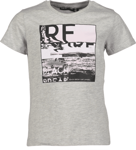 Reaction So Print Tee B Jr T-paidat & topit GREY MELANGE  - Size: 86-92