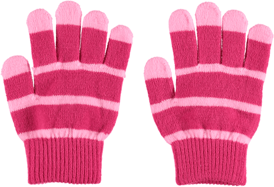 Take Off So Magic Glove Jr Käsineet & lapaset PINK STRIPE  - Size: One Size