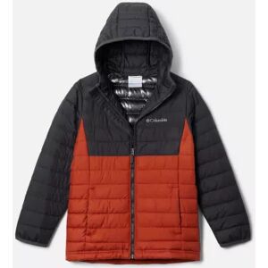 Columbia Veste à capuche powder lite - garçon Warp Rouge, Shark L (14-16 ans) - Publicité