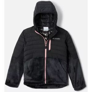 Columbia Veste à capuche powder lite - fille - nouveauté Noir M (10-12 ans) - Publicité