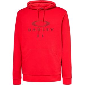 OAKLEY WOVEN BARK PULLOVER HOODIE RED LINE M