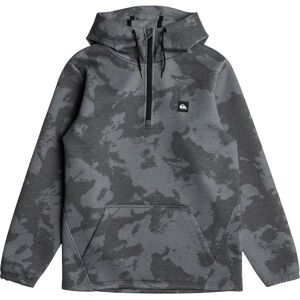 QUIKSILVER SHREDDER HOODIE TIE DYE TRUE BLACK L