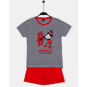 Disney 28 - Pyjama tween Mickey rouge/bleu marine RougeBleu Marine - Publicité