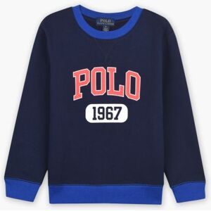 Sweat droit &#224; signature brod&#233;e par Polo Ralph Lauren Bleu 10 - 12A Accessoires - Publicité