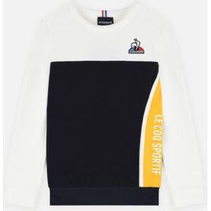 SAISON Crew Sweat N&#176;1 Enfant New Optical White - Sky Captain par Le Coq Sportif Multicolore 6A Accessoires - Publicité