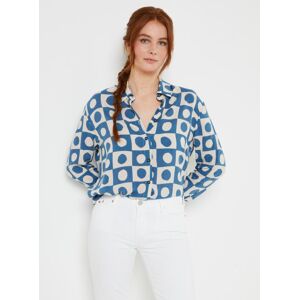 Big Spots Kati Blouse par Thinking Mu Multicolore XS Accessoires