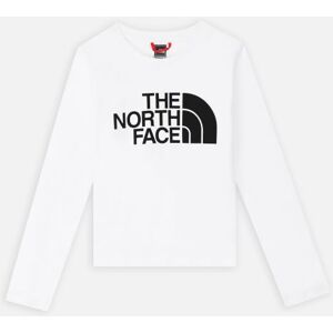 Teen L/S Easy Tee par The North Face Blanc 7 - 8A Accessoires - Publicité