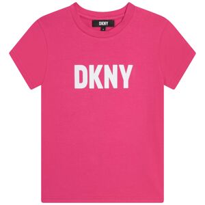 DKNY T-shirt à manches courtes FILLE 14A Rose Rose 14A - Publicité