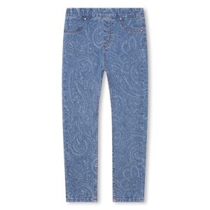 HUGO Pantalon en denim à motifs FILLE 16A Bleu Bleu 16A - Publicité
