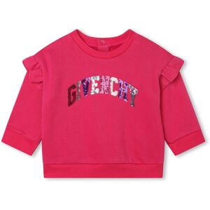 GIVENCHY Sweat-shirt molletonné FILLE 12M Rose - Publicité