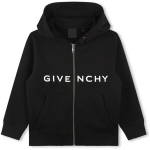 GIVENCHY Cardigan à capuche en molleton GARCON 12A Noir - Publicité