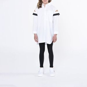 Boss Robe chemise en coton FILLE 12A Blanc Blanc 12A - Publicité