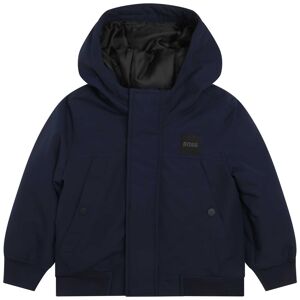 Boss Parka à capuche GARCON 5A Bleu Bleu 5A - Publicité