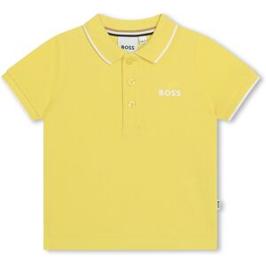 Boss Polo manches courtes coton GARCON 3A Jaune - Publicité