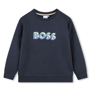 Boss Sweat-shirt molletonné GARCON 6A Bleu Bleu 6A - Publicité