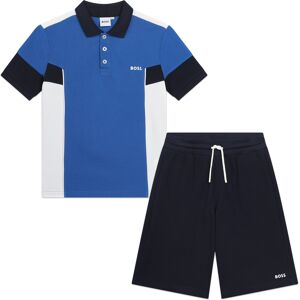 Boss Ensemble short + polo GARCON 10A Bleu - Publicité