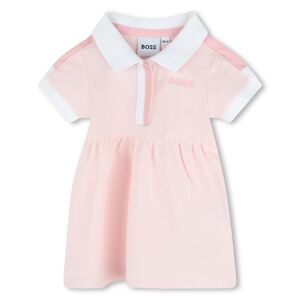 Boss Robe polo à manches courtes FILLE 12M Rose - Publicité