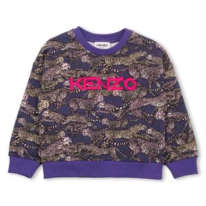 Kenzo KIDS Sweat-shirt imprimé FILLE 4A Violet Violet 4A - Publicité