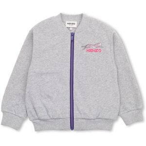 Kenzo KIDS Cardigan de jogging molletonné FILLE 5A Gris - Publicité