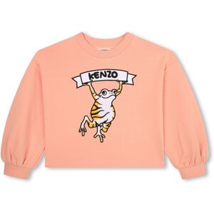 Kenzo KIDS Sweat-shirt brodé FILLE 2A Rose Rose 2A - Publicité