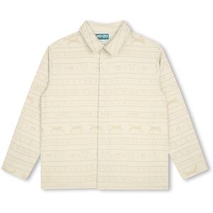 Kenzo KIDS Chemise en coton imprimé GARCON 5A Beige - Publicité