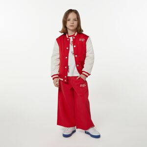 Kenzo KIDS Pantalon en coton FILLE 2A Rouge - Publicité