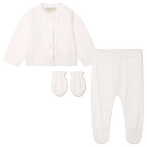 MICHAEL KORS Ensemble 3 pièces layette UNISEXE 3M Blanc Blanc 3M - Publicité