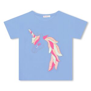 T-shirt enfant Billieblush U15B47-798 Bleu - Publicité