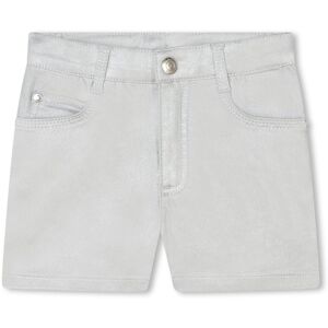 MARC JACOBS Short ajustable en jean FILLE 10A Argent - Publicité