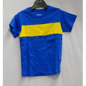 T shirt bleu et jaune - Élémentaire Paris 5a Bleu - Publicité