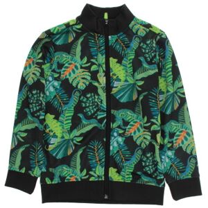 Veste avec fermeture fille multicolore vert et noire imprimés caméléons et plantes- H&M-7ans Multicolore - Publicité