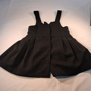 Robe courte à bretelle noire - Yves Saint Laurent - 3 ans Noir - Publicité