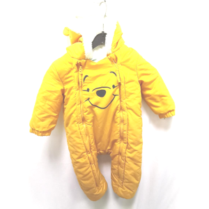 Combinaison polaire - bébé - Disney - winnie the pooh - winnie l'ourson - jaune - taille 18 mois - capuche avec les oreilles de winnie - disney by orchestra 18m Jaune - Publicité