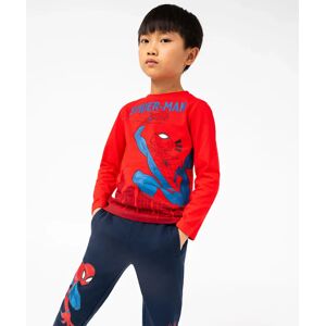 Tee-shirt à manches longues imprimé garçon - Spiderman - SPIDERMAN rouge