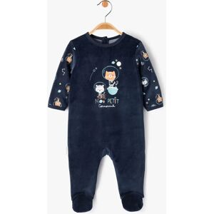 Pyjama dors-bien en velours bébé garçon - Petit Béguin - 9M - marine - PETIT BEGUIN marine - Publicité