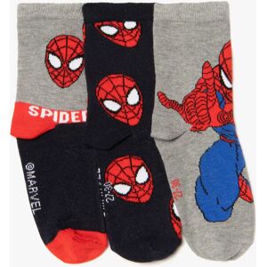 Chaussettes à motif Spiderman garçon (lot de 3) - Marvel - 31/34 - rouge standard - SPIDERMAN rouge standard