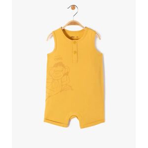 Combishort sans manches en coton imprimé bébé garçon - 6M - jaune - GEMO jaune - Publicité